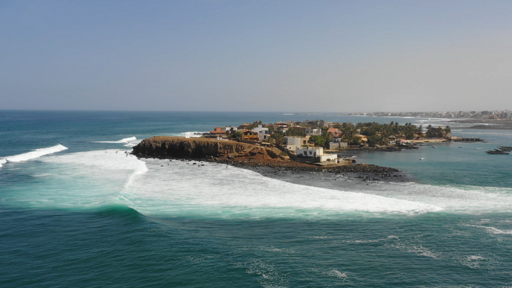 Ile de Ngor, spot de surf. Dakar, Sénégal