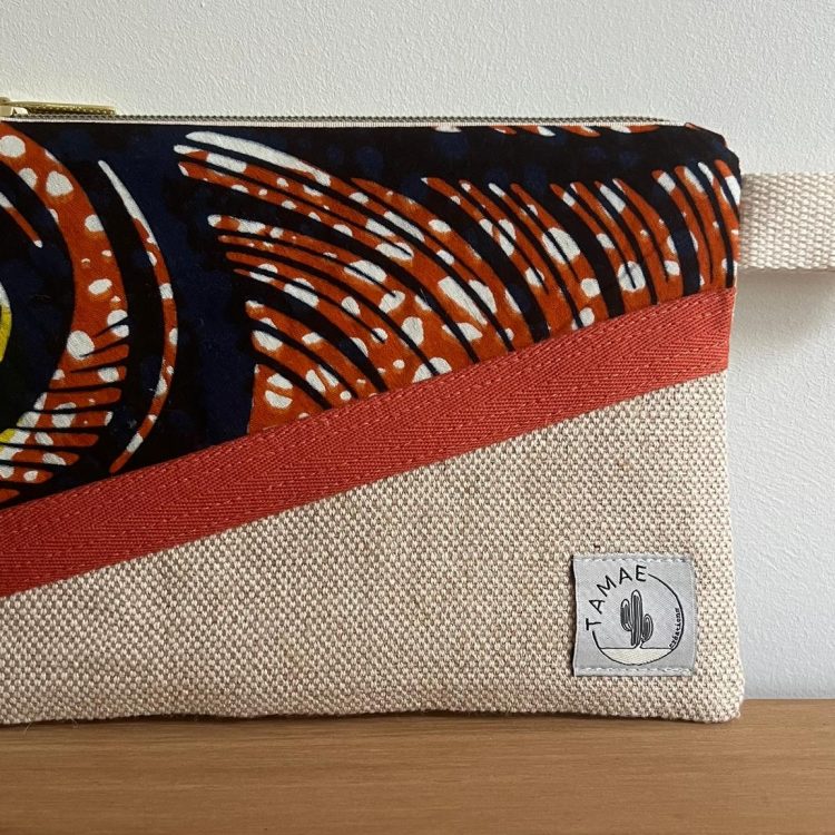 pochette en wax femme nommé Khady