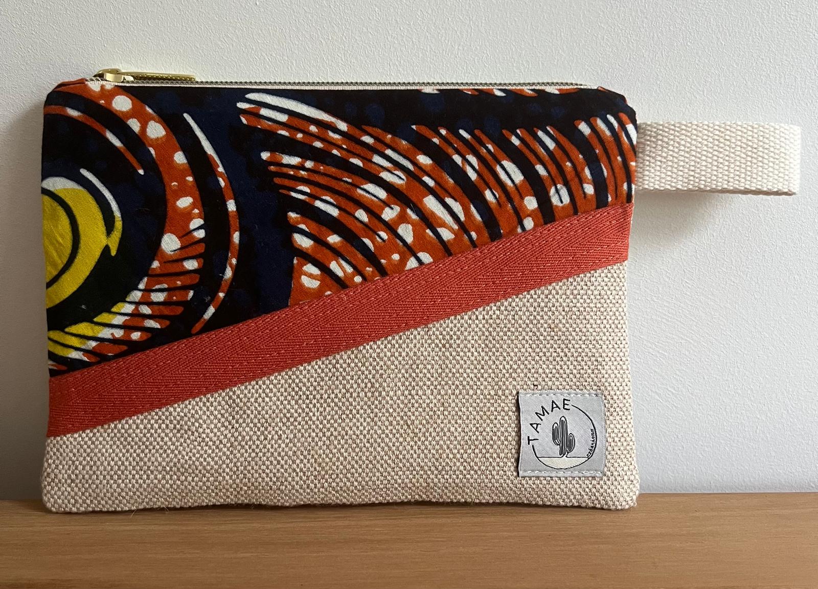 pochette en wax femme nommé Khady