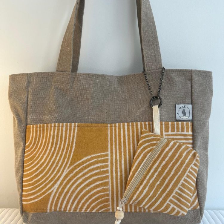 sac en bogolan associé au tissu coton résistant et robuste